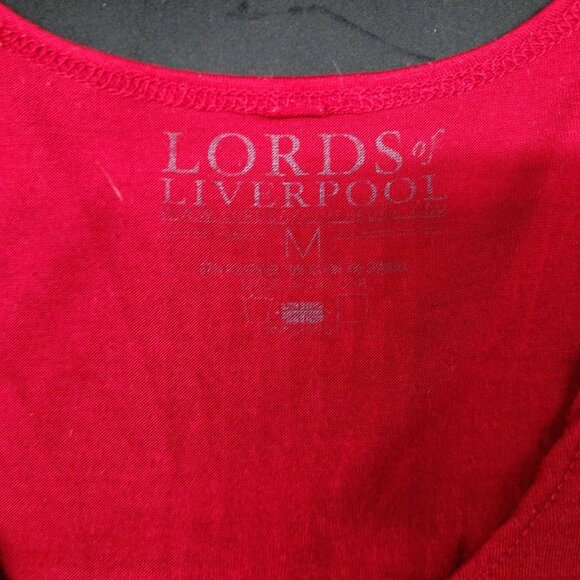 Lords Of Liverpool Revolution Guitar Tank Top M Red Rock Music Sleeveless - Picture 3 of 6